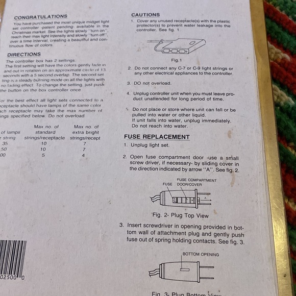 Classic Christmas Fader Magical Light Controller. OS - Picture 8 of 9